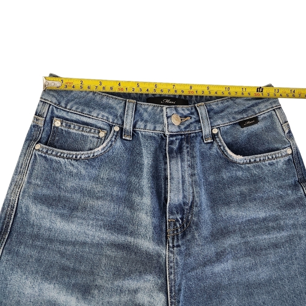 MAVI Blue High-Rise Wide Leg Organic Cotton Jeans 25 waist - Picture 10 of 15